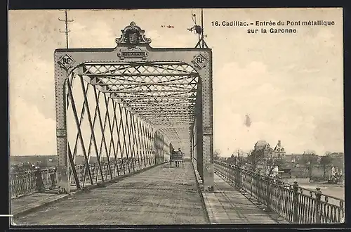AK Cadillac, Entrée du Pont métallique sur la Garonne