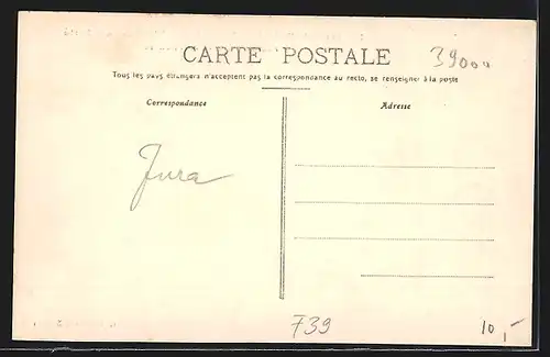 AK Lons-le-Saunier-les-Bains, Place de la Liberté rue du Jura et le Théâtre