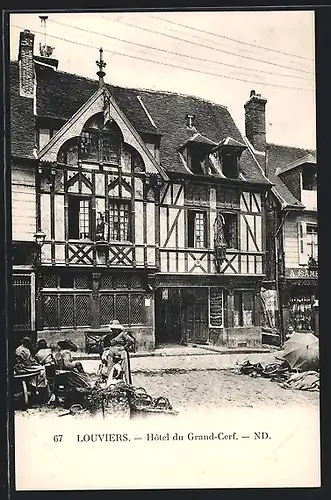 AK Louviers, Hôtel du Grand-Cerf