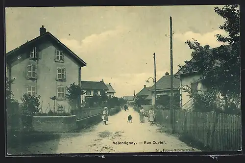 AK Valentigney, Rue Cuvier