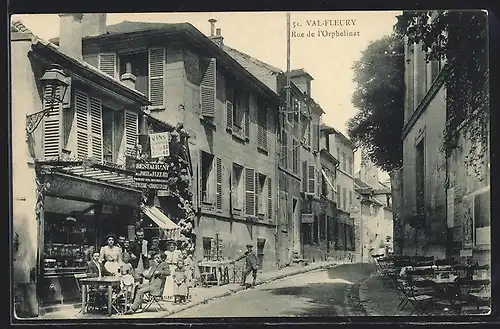 AK Meudon, Val-Fleury, Restaurant de la Porte de Fleury, Rue de l`Orphelinat