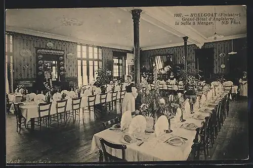 AK Huelgoat, Grand-Hotel d`Angleterre, la Salle a Manger