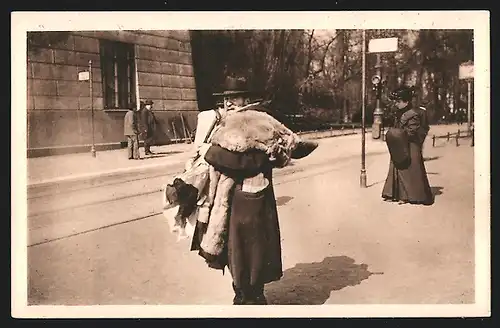 AK Berliner Typen, Komme sofort nach Empfang einer Postkarte und zahle die höchsten Preise