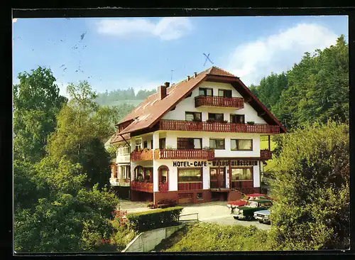 AK Bad Herrenalb, Hotel-Pension Waldschlösschen von Karl Waidner