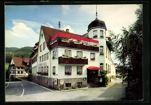 AK Gernsbach-Scheuern /Schwarzwald, Landgasthaus Sternen, Hotel