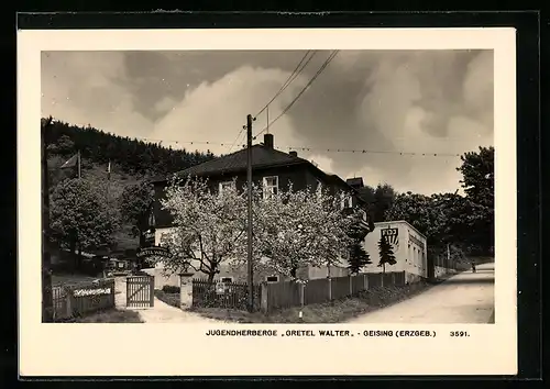 AK Geising /Erzgeb., Jugendherberge Gretel Walter