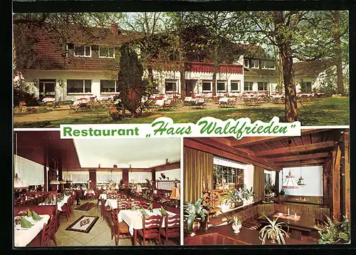 AK Dülmen, Gasthaus Waldfriden am Wildpark, Bes. Dieter Knepper