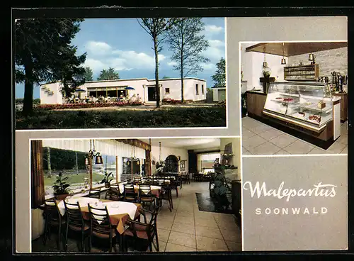 AK Kreershäuschen / Winterbach, Café-Restaurant-Pension Malepartus