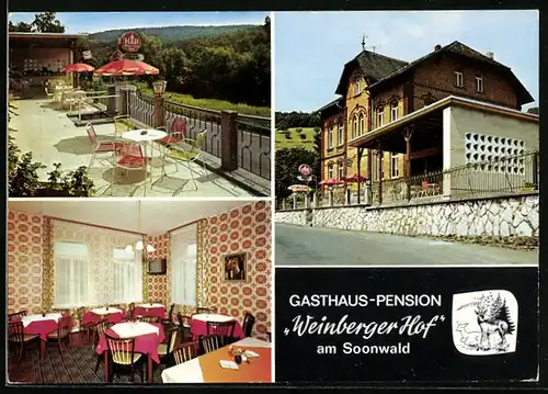 AK Stromberg / Hunsrück, Gasthaus-Pension Weinberger Hof