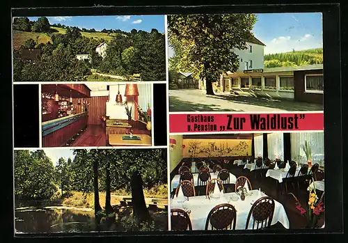 AK Ringelstein /Kreis Paderborn, Gasthaus u. Pension Zur Waldlust
