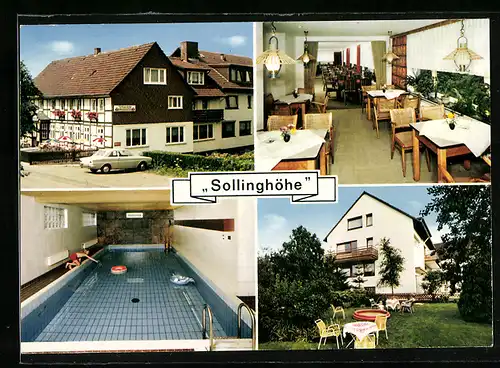 AK Silberborn /Solling, Hotel-Pension und Café Sollinghöhe