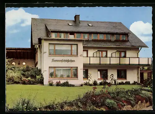 AK Willingen /Hochsauerland, Hotel-Pension Sonnenschlösschen, Oberer Treisweg 2