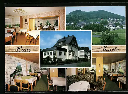 AK Dietzhölztal-Steinbrücken, Hotel-Pension Haus Karle, Gesamtansicht
