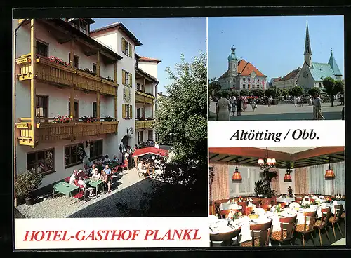 AK Altötting /Obb., Hotel-Gasthof Plankl, Schlotthamer Strasse 4