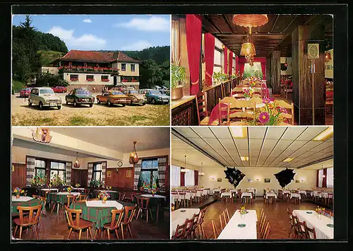 AK Schönau-Altneudorf / Odenwald, Gasthaus Deutscher Kaiser, Innenansicht