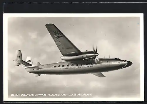 AK De Havilland Elisabethan der British European Airways