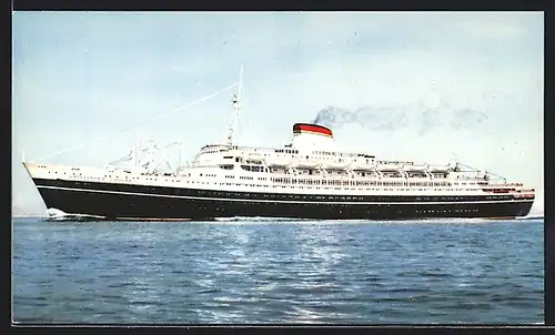 AK Passagierschiff Cristoforo Colombo auf hoher See