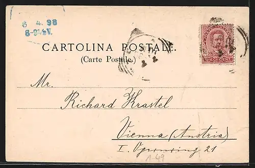 AK Portrait S. M. Umberto I., Re d`Italia