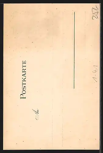 AK Da liegt sie, ein moderner Engel..., Edwin Bormann