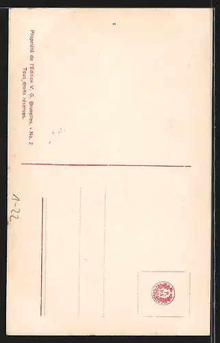 AK Sa Majesté Leopold II. Roi des Belges en petite tenue de Général