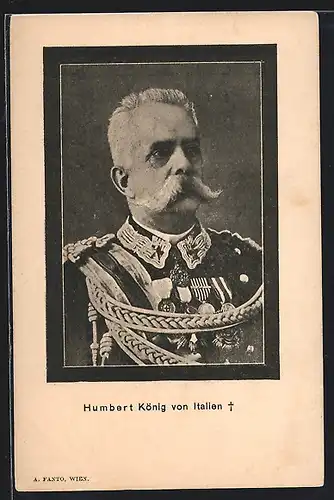 AK Humbert König von Italien in Uniform