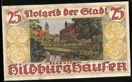 Notgeld Hildburghausen, 25 Pfennig, Technikum
