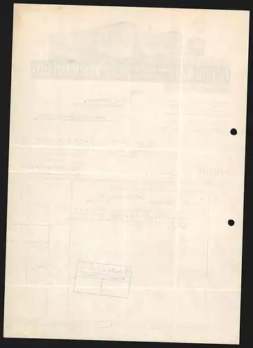 Rechnung Wünschendorf-Elster 1941, Formular-Bedarf Schumann & Co., Grossdruckerein & Briefumschlagfabrik, Werkansicht