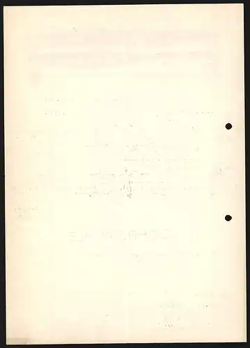 Rechnung Rheine a. d. Ems 1949, F. A. Kümpers, Baumwollspinnerei und Weberei, Ansichten der Werke I bis IV