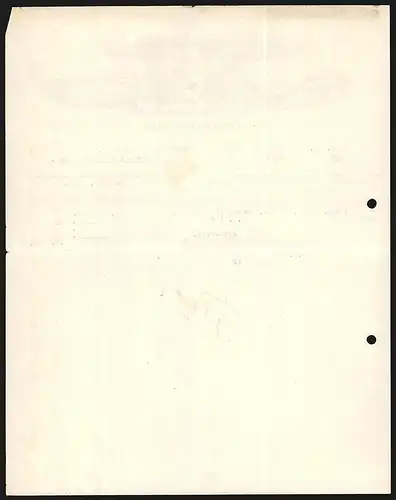 Rechnung Borghorst i. W. 1929, Firma A. Wattendorff, Auszeichnung und Ansichten verschiedener Werke