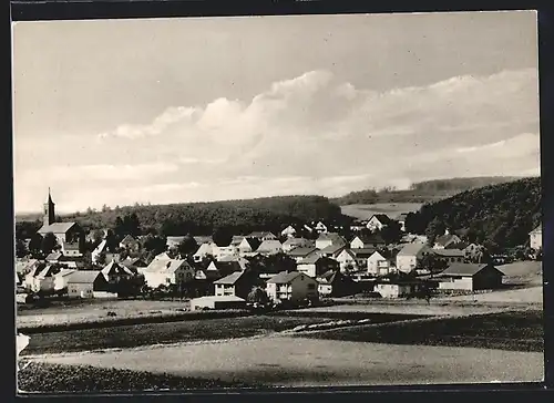 AK Ellar /Westerwald, Teilansicht mit Kirche