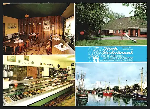 AK Dieksanderkoog, Fisch-Restaurant Ellen Mordhorst, Innenansichten