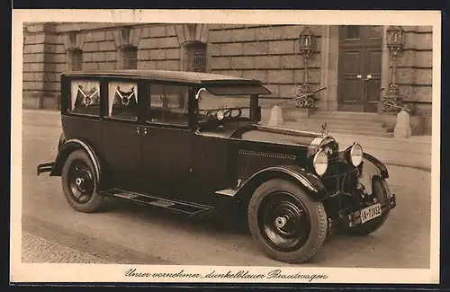 AK Berlin-Wittenau, Auto Packard (1926), Autodienst Oranienburger Strasse 273