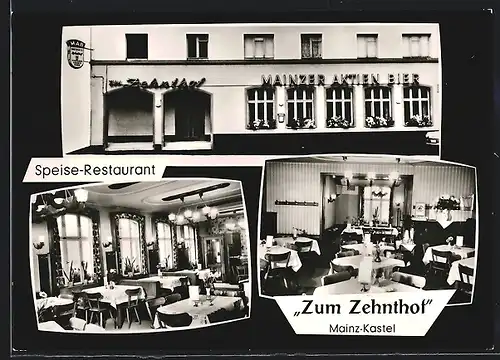 AK Mainz-Kastel, Restaurant Zum Zehnthof, Zehnthofstr. 46 2 /10