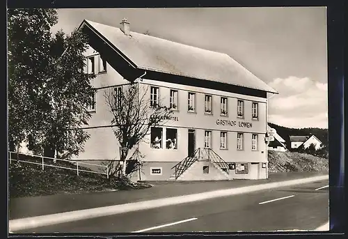 AK Schönenbach / Furtwangen, Gasthof zum Löwen, Fam. Gerhard Ketterer