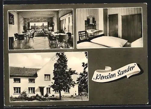 AK Laer / Westf., Pension Sander