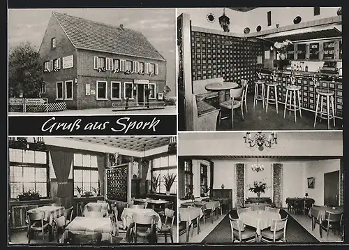 AK Bocholt-Spork, Ansichten vom Gasthaus