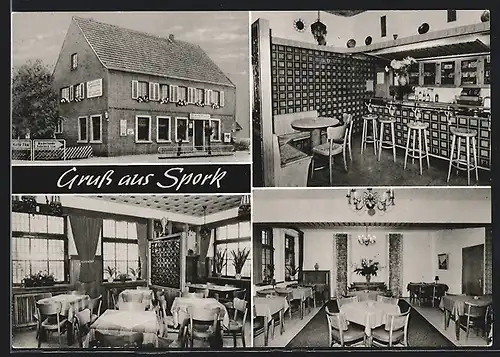 AK Bocholt-Spork, Ansichten vom Gasthaus