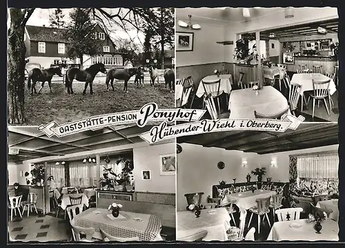 AK Hübender-Wiehl i. Oberberg, Gaststätte-Pension Ponyhof