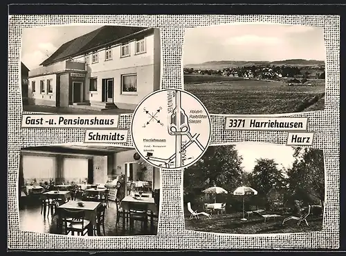 AK Harriehausen /Harz, Gasthaus Schmidts, Inh. Majeweski