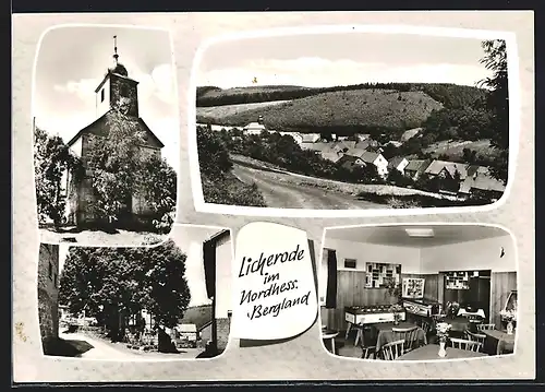 AK Licherode im Nordhess. Bergland, Gasthaus und Pension Manfred Döll