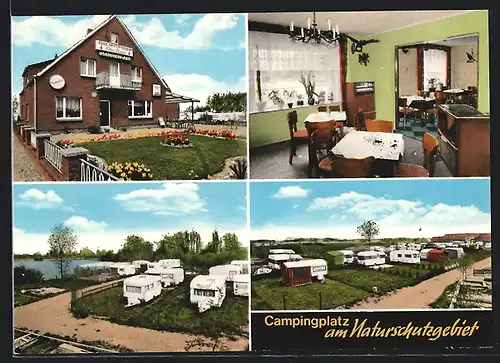 AK Rees-Grietherbusch, Gaststätte Haus Grietherbusch, Inh. de Klein, Campingplatz