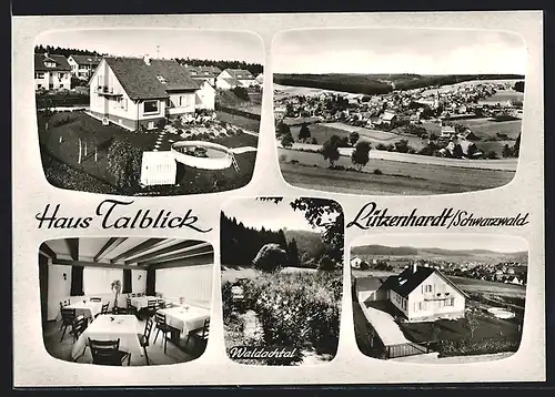 AK Lützenhardt /Schwarzwald, Pension Haus Talblick, Hohlweg 16, Ortsansicht