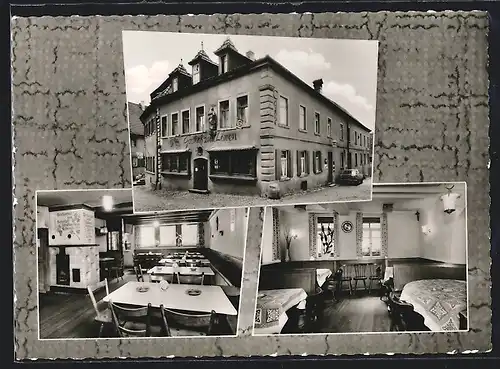 AK Dettelbach, Gasthof zum Löwen, Marktplatz