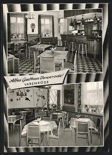 AK Varenrode, Altes Gasthaus, Innenansichten