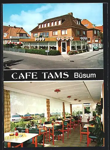 AK Büsum, Cafe Tams, Hohenzollernstrasse 20