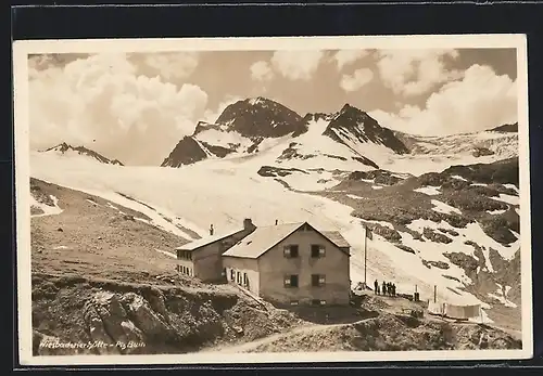 AK Wiesbadener Hütte und Piz Buin