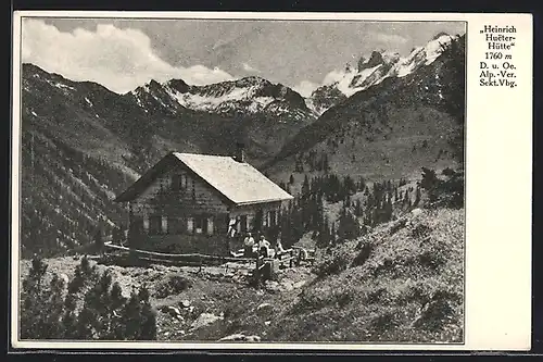 AK Heinrich Hueter-Hütte am Zimbastock