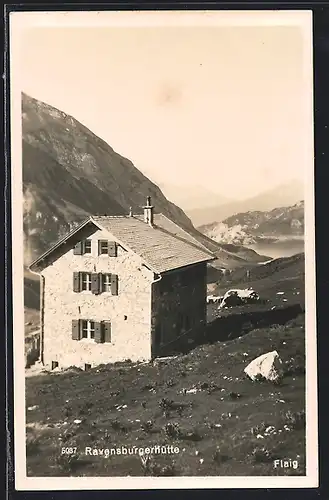 AK Ravensburgerhütte am Spuller-See