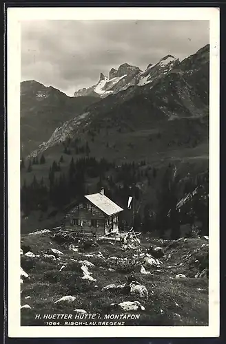 AK Heinrich Huetter Hütte im Montafon