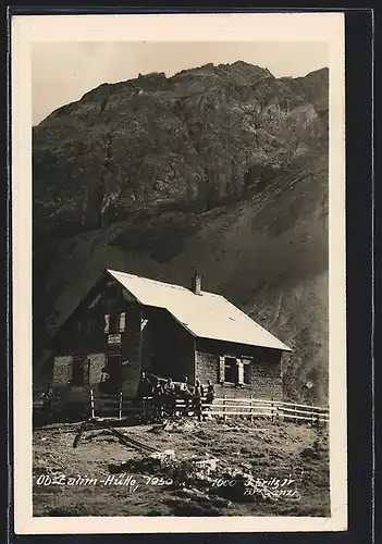 AK Oberzalim Hütte der Sektion Mannheim D. & Oe. Alpenverein